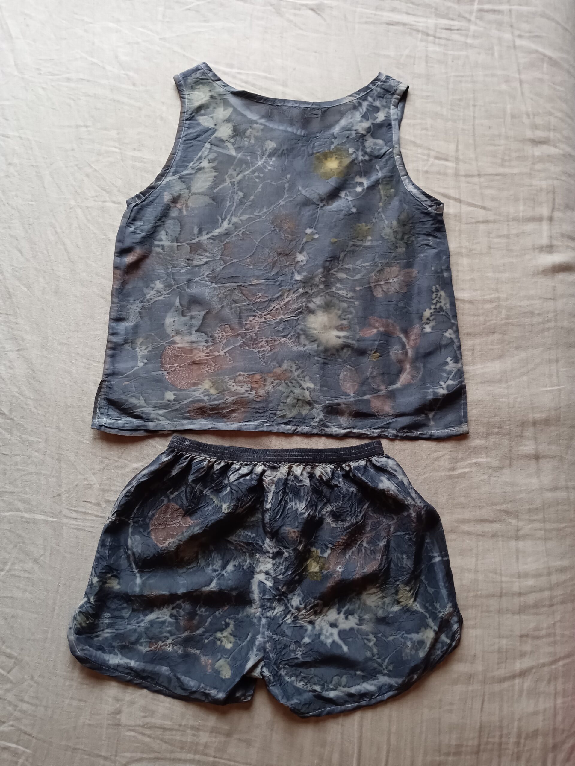 夜の森 - タンクトップ・ショートパンツセット