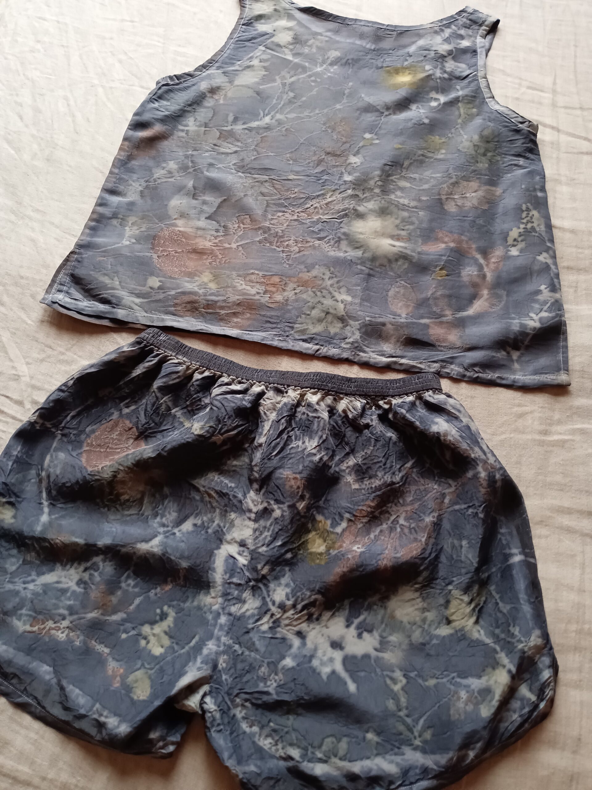 夜の森 - タンクトップ・ショートパンツセット