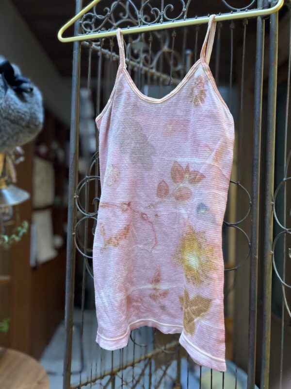 【ユキノハ】恋する夜明け　草木染 キャミソール