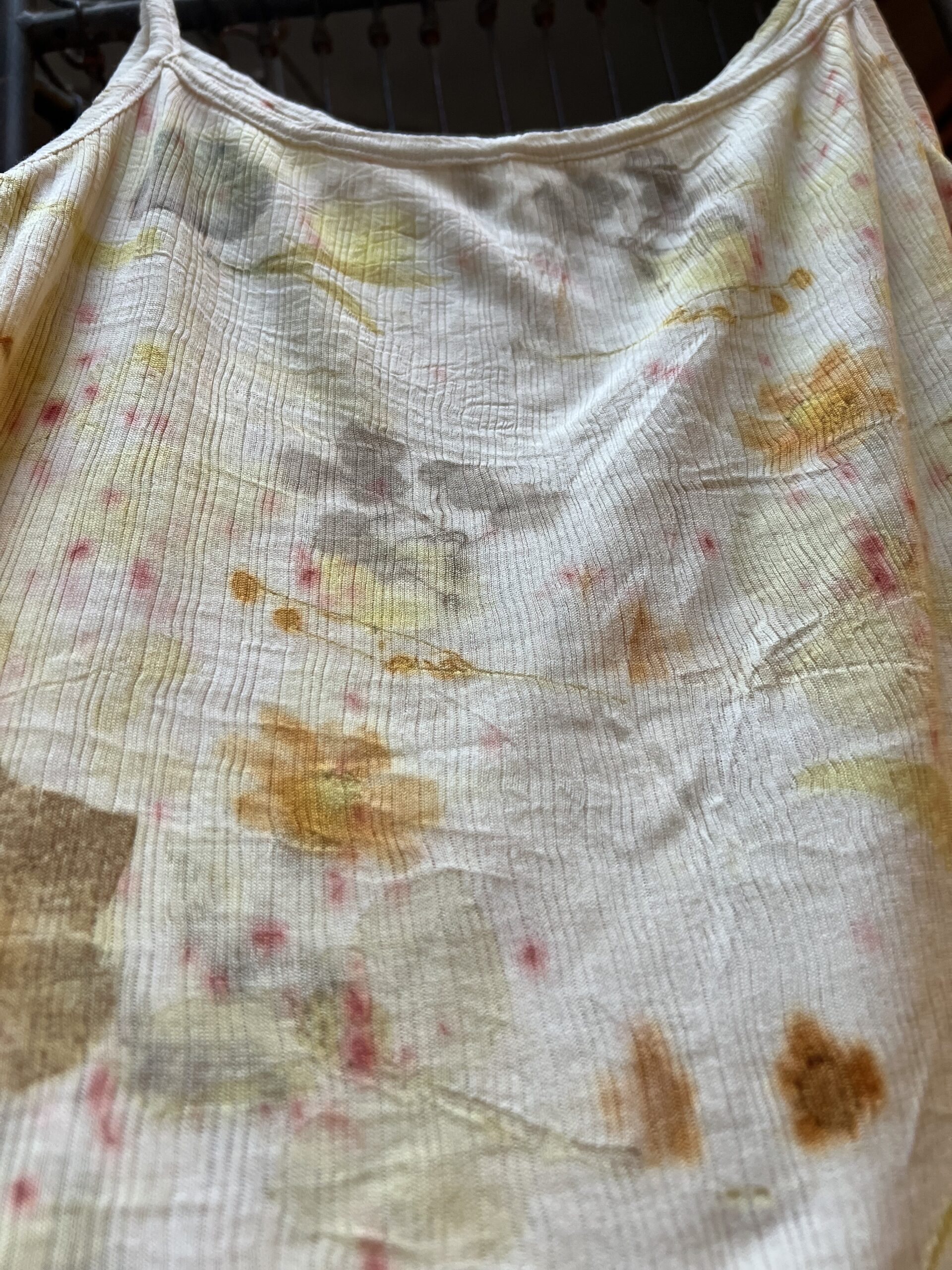 【ユキノハ】太陽のおくりもの - 草木染 シルク100%キャミソール